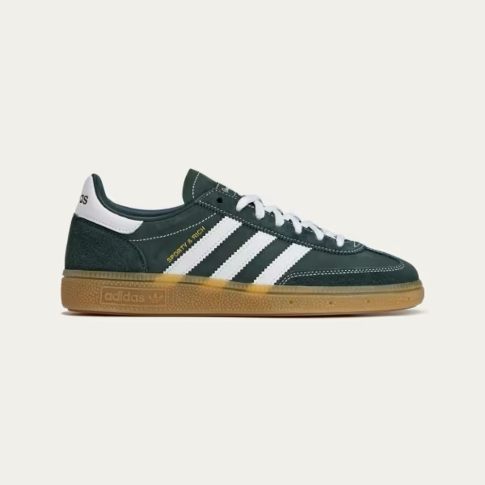NWB adidas x sporty and rich spezial green size 7 (W)